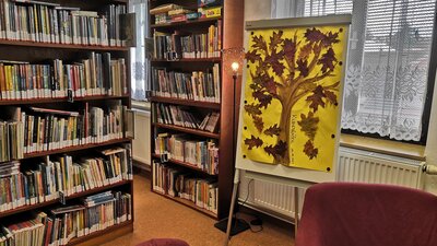 Výsledek podzimního tvoření na Knihovníčku - Říjen 2021