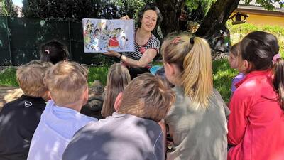 Školní čtenářský klub v květnové Zahradě příběhů