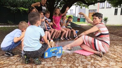 Školní čtenářský klub Lupiči příběhů v Zahradě příběhů