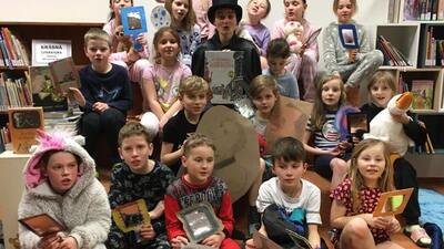 Jedna pyžamová fotka s Andersenem na dobrou noc