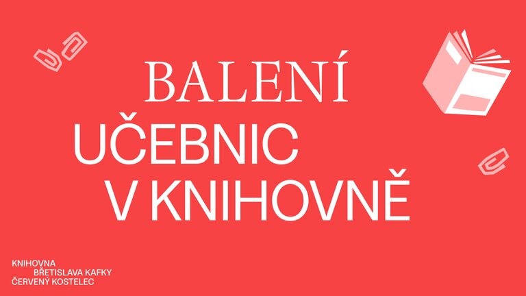 Balení učebnic v knihovně Balení učebnic v knihovně
